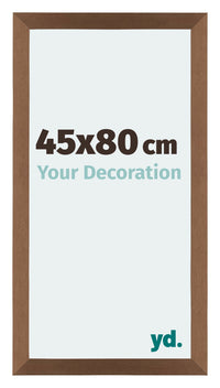 Mura MDF Photo Frame 45x80cm Copper Design Front Size | Yourdecoration.com