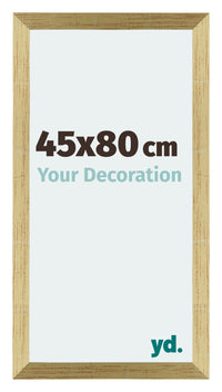 Mura MDF Photo Frame 45x80cm Gold Shiny Front Size | Yourdecoration.com