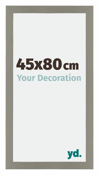 Mura MDF Photo Frame 45x80cm Gray Front Size | Yourdecoration.com