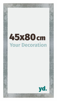 Mura MDF Photo Frame 45x80cm Iron Swept Front Size | Yourdecoration.com