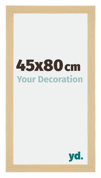 Mura MDF Photo Frame 45x80cm Maple Decor Front Size | Yourdecoration.com