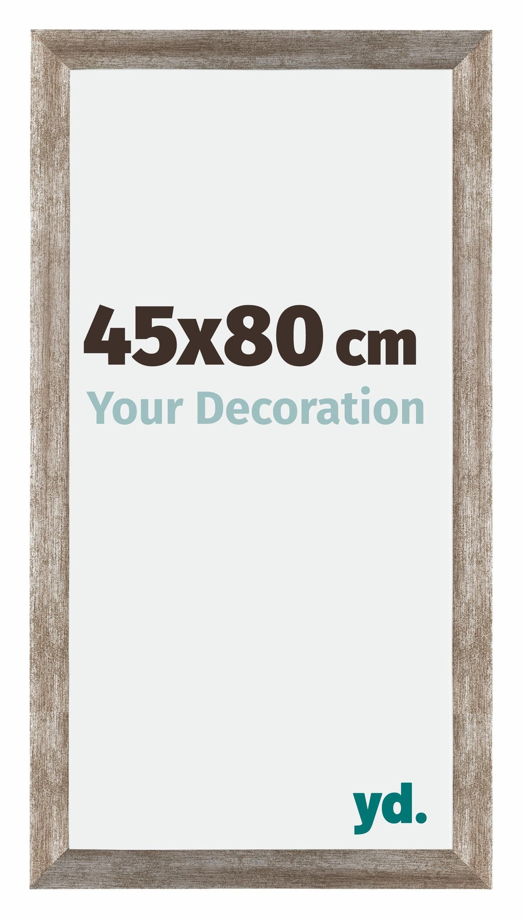 Mura MDF Photo Frame 45x80cm Metal Vintage Front Size | Yourdecoration.com