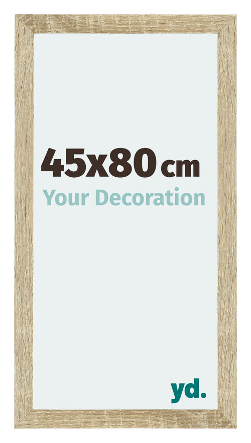 Mura MDF Photo Frame 45x80cm Sonoma Oak Front Size | Yourdecoration.com