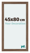 Mura MDF Photo Frame 45x80cm Walnut Dark Front Size | Yourdecoration.com