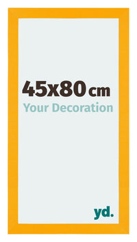Mura MDF Photo Frame 45x80cm Yellow Front Size | Yourdecoration.com