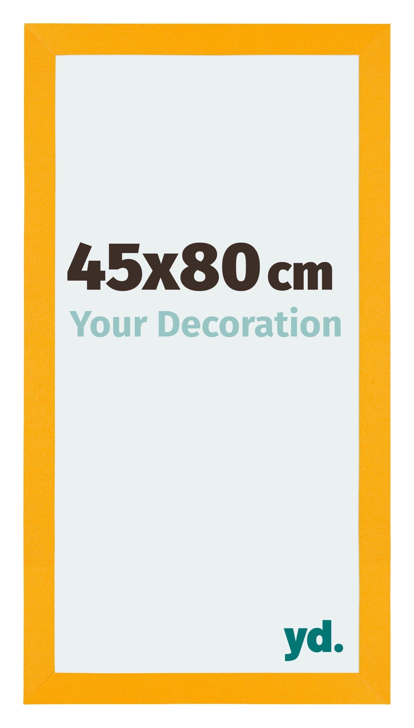 Mura MDF Photo Frame 45x80cm Yellow Front Size | Yourdecoration.com