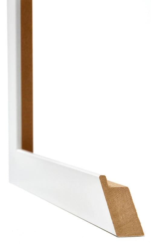 Mura MDF Photo Frame 46x61cm Blanc Brillant Detail Intersection | Yourdecoration.com