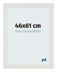 Mura MDF Photo Frame 46x61cm Blanc Mat Front Size | Yourdecoration.com