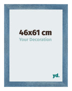 Mura MDF Photo Frame 46x61cm Bleu Brillant Patiné Front Size | Yourdecoration.com