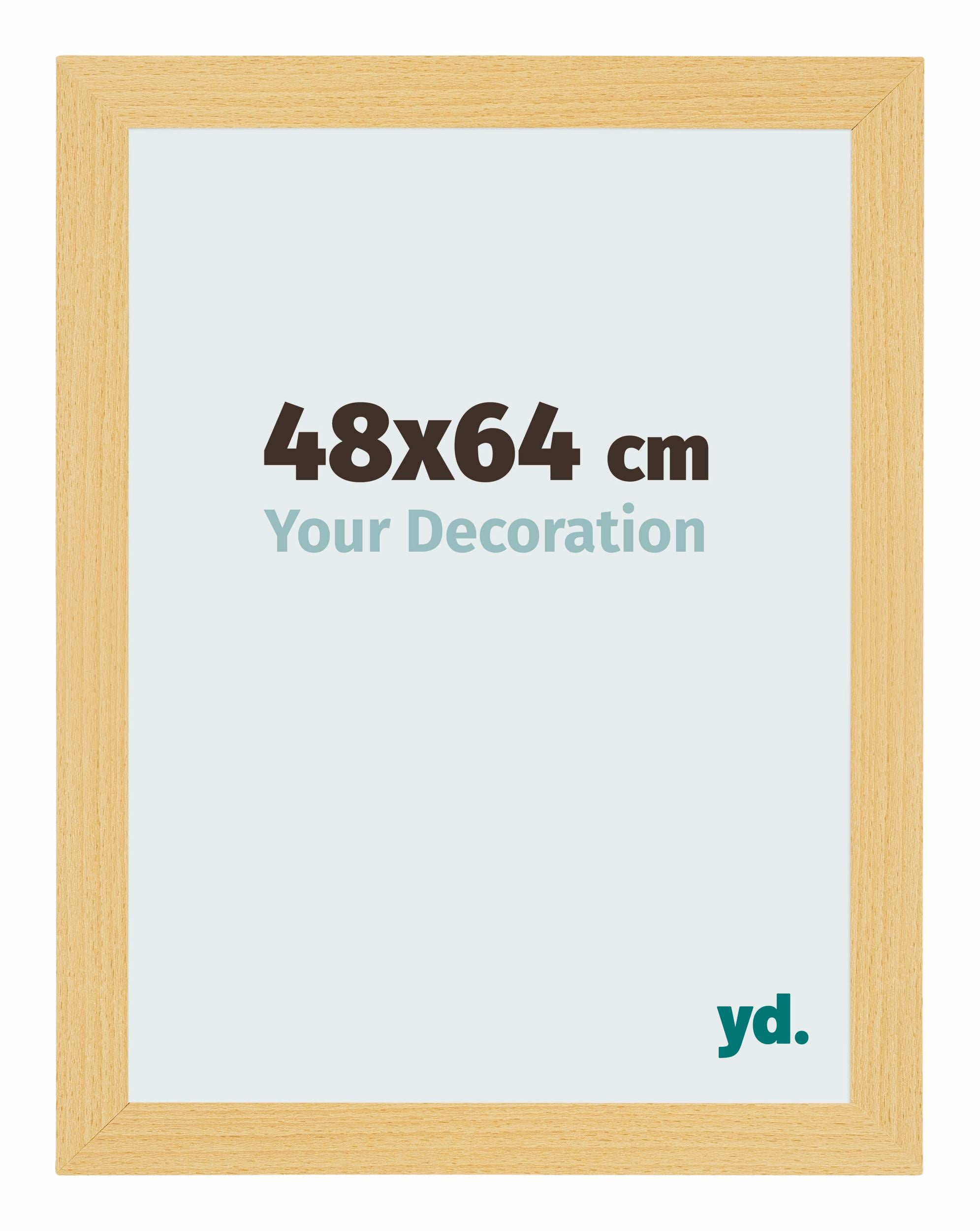 Mura MDF Photo Frame 48x64cm Beech Design Front Size | Yourdecoration.com