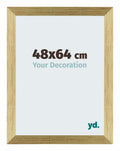 Mura MDF Photo Frame 48x64cm Gold Shiny Front Size | Yourdecoration.com