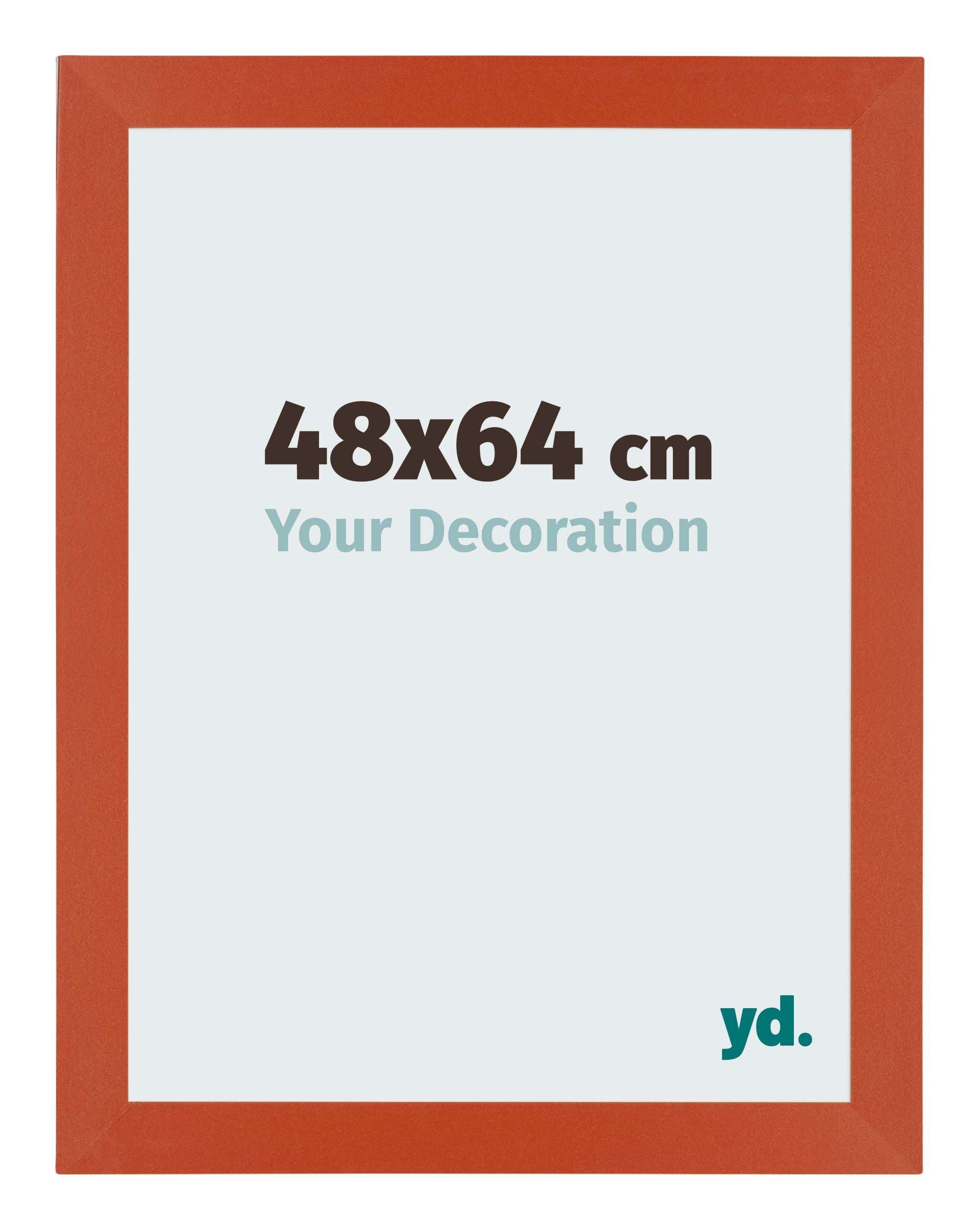 Mura MDF Photo Frame 48x64cm Orange Front Size | Yourdecoration.com