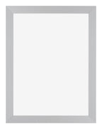 Mura MDF Photo Frame 48x64cm Silver Matte Front | Yourdecoration.com