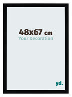 Mura MDF Photo Frame 48x67cm Black High Gloss Front Size | Yourdecoration.com