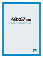 Mura MDF Photo Frame 48x67cm Bright Blue Front Size | Yourdecoration.com