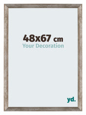Mura MDF Photo Frame 48x67cm Metal Vintage Front Size | Yourdecoration.com