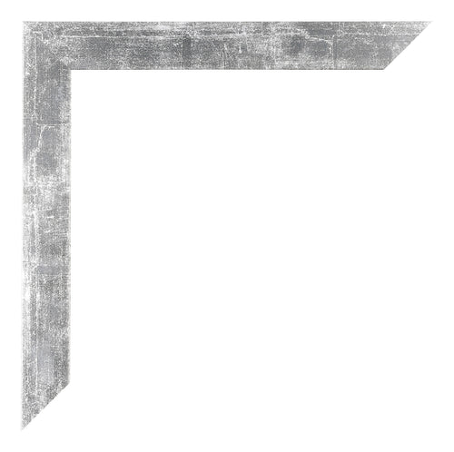 Mura MDF Photo Frame 48x67cm Silver Shiny Vintage Detail Corner | Yourdecoration.com