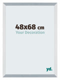 Mura MDF Photo Frame 48x68cm Aluminum Brushed Front Size | Yourdecoration.com
