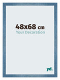 Mura MDF Photo Frame 48x68cm Bright Blue Swept Front Size | Yourdecoration.com