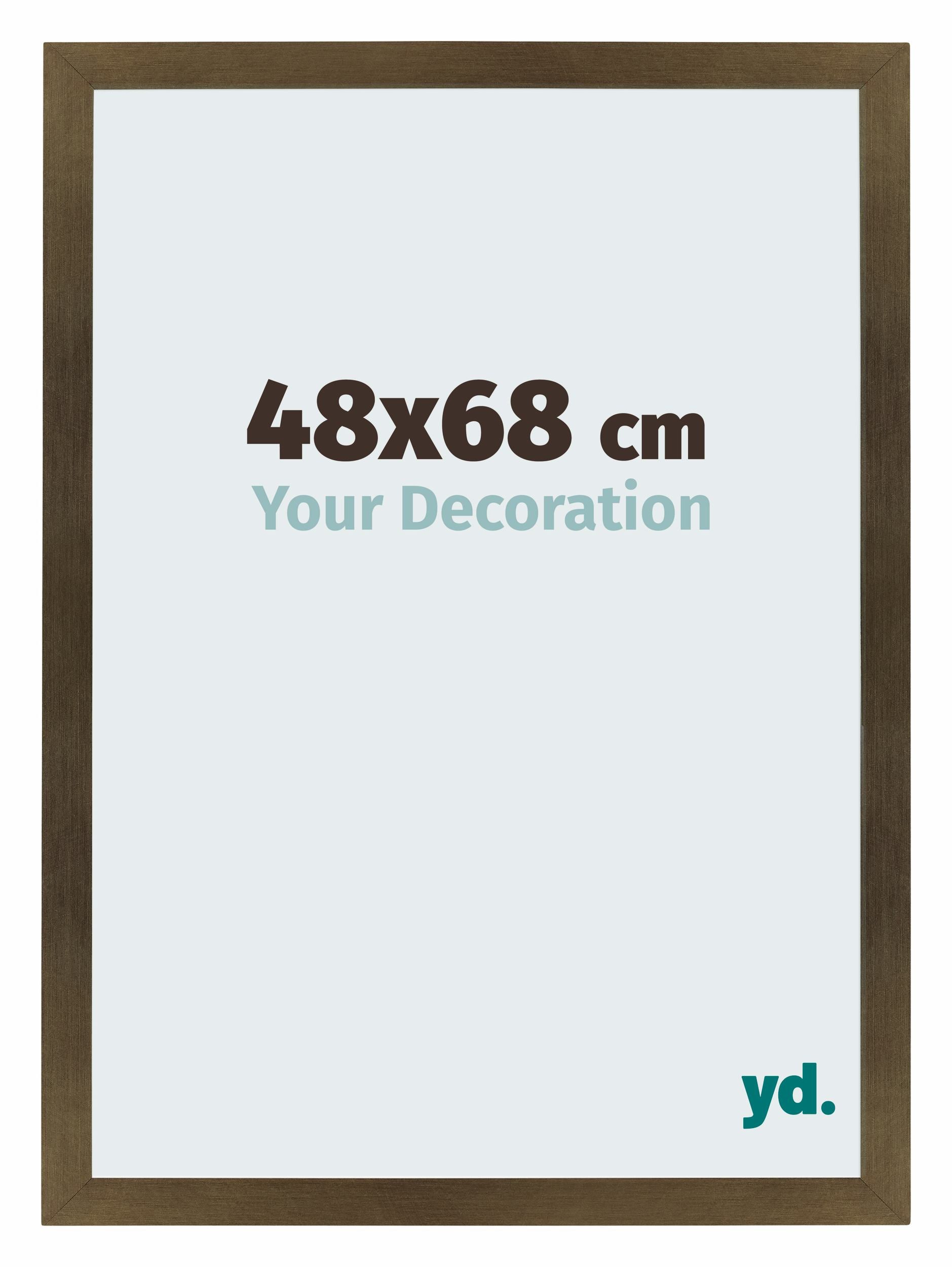 Mura MDF Photo Frame 48x68cm Bronze Design Front Size | Yourdecoration.com