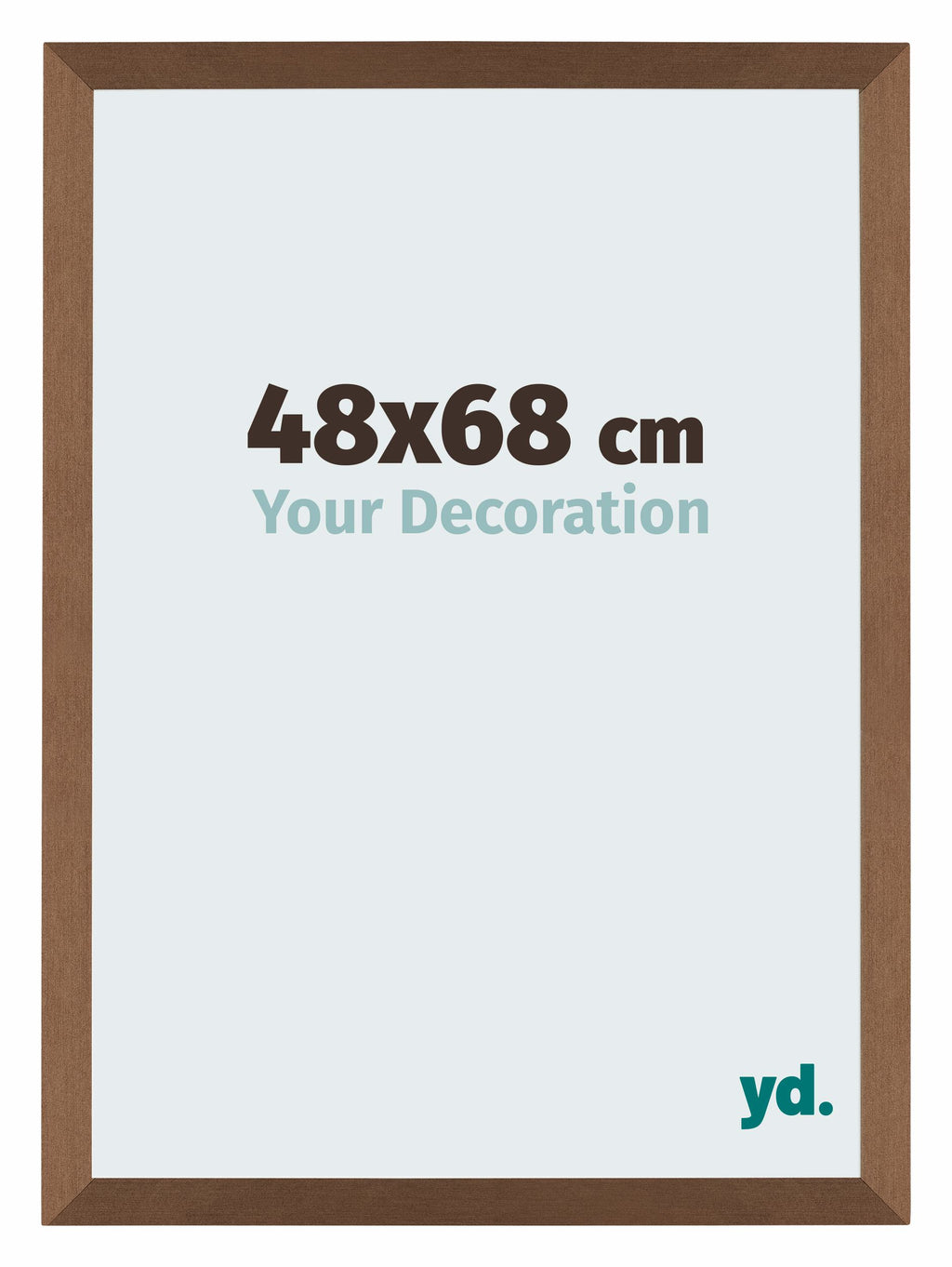 Mura MDF Photo Frame 48x68cm Copper Design Front Size | Yourdecoration.com