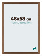 Mura MDF Photo Frame 48x68cm Copper Design Front Size | Yourdecoration.com