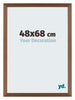Mura MDF Photo Frame 48x68cm Copper Design Front Size | Yourdecoration.com