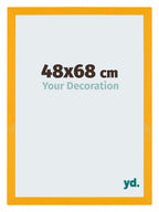 Mura MDF Photo Frame 48x68cm Yellow Front Size | Yourdecoration.com