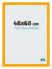 Mura MDF Photo Frame 48x68cm Yellow Front Size | Yourdecoration.com