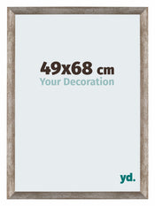 Mura MDF Photo Frame 49x68cm Metal Vintage Front Size | Yourdecoration.com