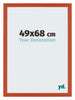Mura MDF Photo Frame 49x68cm Orange Front Size | Yourdecoration.com