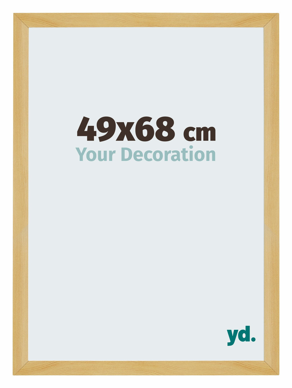 Mura MDF Photo Frame 49x68cm Pine Design Front Size | Yourdecoration.com