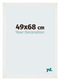 Mura MDF Photo Frame 49x68cm White Swept Front Size | Yourdecoration.com