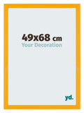 Mura MDF Photo Frame 49x68cm Yellow Front Size | Yourdecoration.com