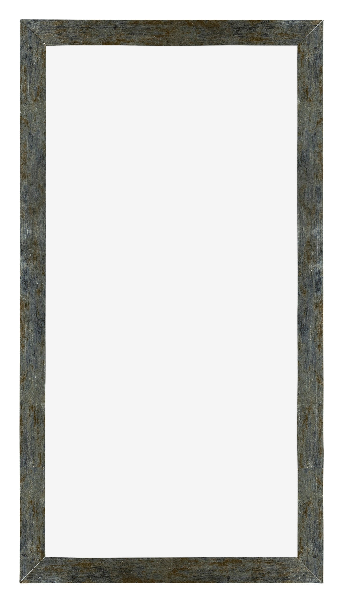 Mura MDF Photo Frame 50x100cm Blue Gold Melange Front | Yourdecoration.com