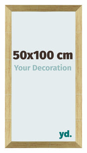 Mura MDF Photo Frame 50x100cm Gold Shiny Front Size | Yourdecoration.com