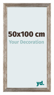 Mura MDF Photo Frame 50x100cm Metal Vintage Front Size | Yourdecoration.com
