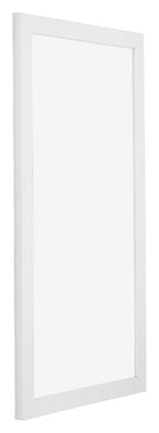 Mura MDF Photo Frame 50x100cm White High Gloss Front Oblique | Yourdecoration.com