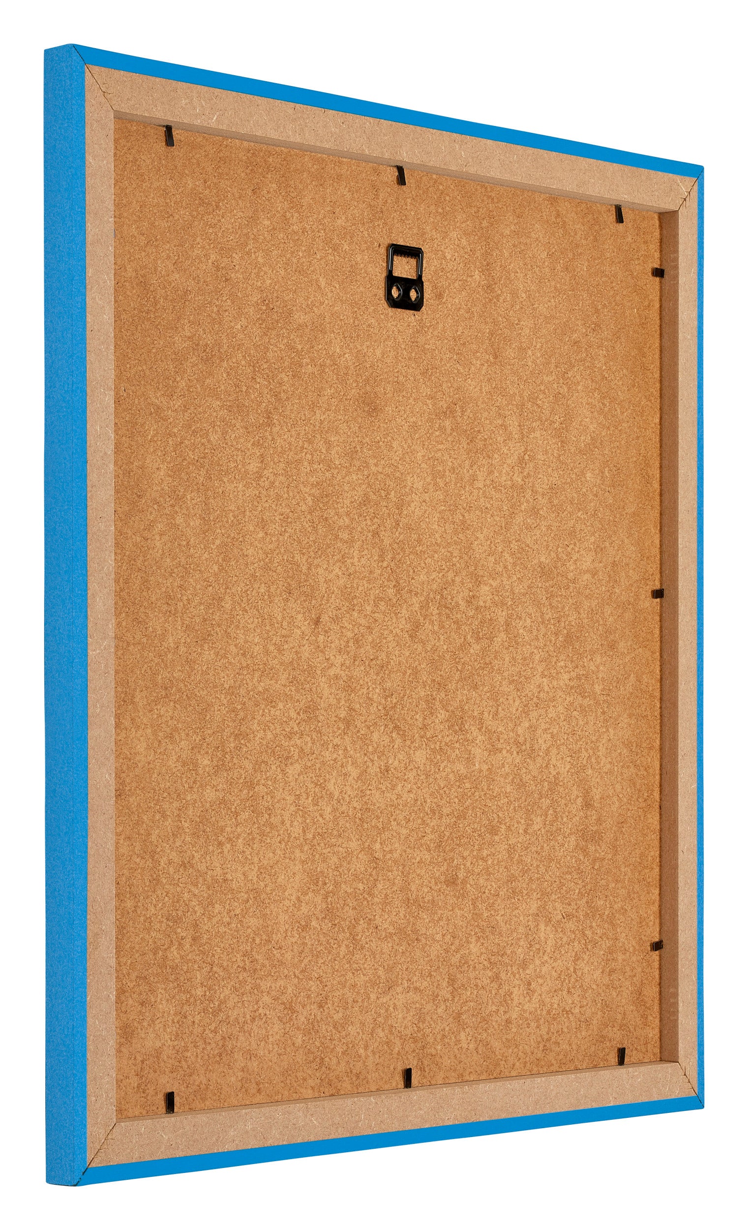 Mura MDF Photo Frame 50x50cm Bright Blue Back Oblique | Yourdecoration.com