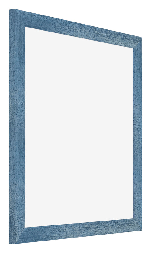 Mura MDF Photo Frame 50x50cm Bright Blue Swept Front Oblique | Yourdecoration.com