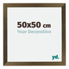 Mura MDF Photo Frame 50x50cm Bronze Design Front Size | Yourdecoration.com