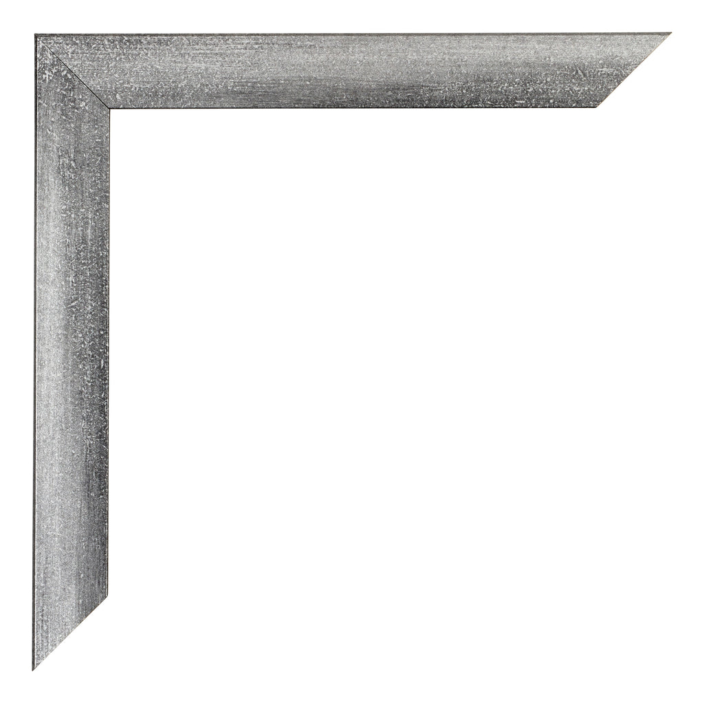 Mura MDF Photo Frame 50x50cm Gray Wiped Detail Corner | Yourdecoration.com