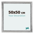 Mura MDF Photo Frame 50x50cm Gray Wiped Front Size | Yourdecoration.com