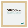 Mura MDF Photo Frame 50x50cm Maple Decor Front Size | Yourdecoration.com