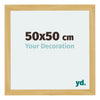 Mura MDF Photo Frame 50x50cm Pine Design Front Size | Yourdecoration.com