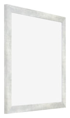 Mura MDF Photo Frame 50x50cm Silver Glossy Vintage Front Oblique | Yourdecoration.com