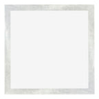 Mura MDF Photo Frame 50x50cm Silver Glossy Vintage Front | Yourdecoration.com