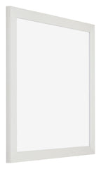 Mura MDF Photo Frame 50x50cm White Matte Front Oblique | Yourdecoration.com