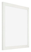 Mura MDF Photo Frame 50x50cm White Wiped Front Oblique | Yourdecoration.com