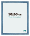 Mura MDF Photo Frame 50x60cm Bright Blue Swept Front Size | Yourdecoration.com